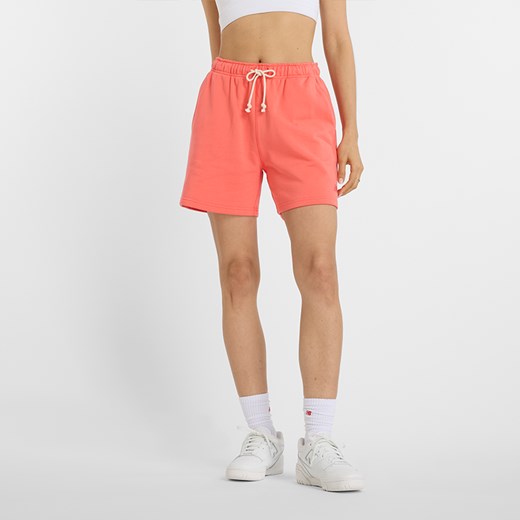 Spodenki damskie New Balance WS41508DTR – pomarańczowe ze sklepu New Balance Poland w kategorii Szorty - zdjęcie 185753366