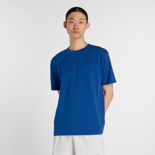 Koszulka męska New Balance MT41533GAB – niebieska ze sklepu New Balance Poland w kategorii T-shirty męskie - zdjęcie 185753445
