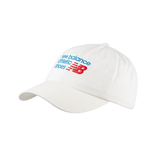 Czapka New Balance LAH43016SST – biała ze sklepu New Balance Poland w kategorii Czapki z daszkiem męskie - zdjęcie 185753548