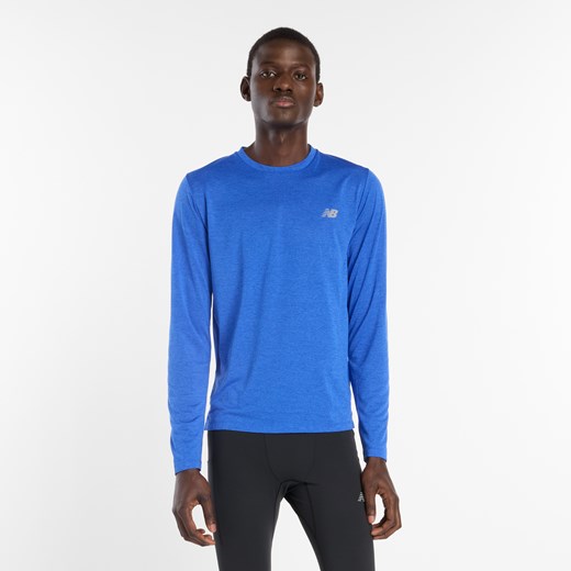 Koszulka męska New Balance MT41256BEA – niebieska ze sklepu New Balance Poland w kategorii T-shirty męskie - zdjęcie 185753599