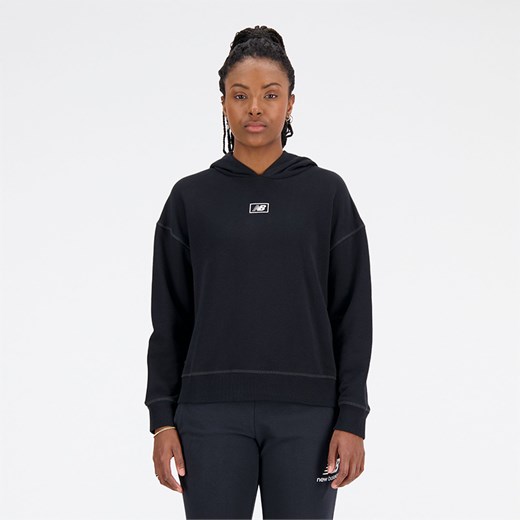Bluza damska New Balance WT33512BK – czarna ze sklepu New Balance Poland w kategorii Bluzy damskie - zdjęcie 185753645