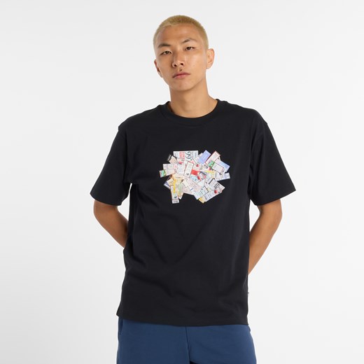 Koszulka męska New Balance MT53905BK – czarna ze sklepu New Balance Poland w kategorii T-shirty męskie - zdjęcie 185753716