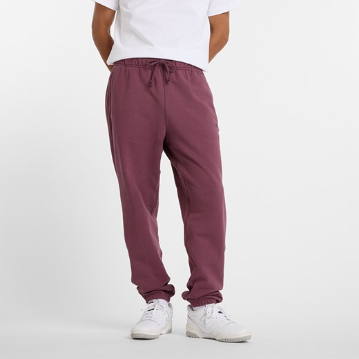 Spodnie męskie New Balance MP41508FDP – bordowe ze sklepu New Balance Poland w kategorii Spodnie męskie - zdjęcie 185753756