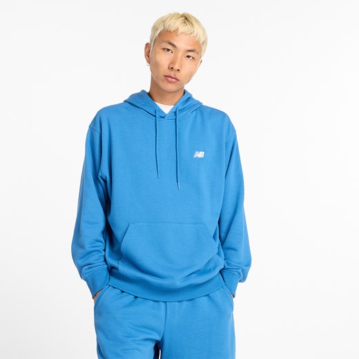 Bluza męska New Balance MT41508BEU – niebieska ze sklepu New Balance Poland w kategorii Bluzy męskie - zdjęcie 185753807