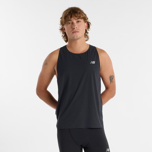 Koszulka męska New Balance MT51205BK – czarna ze sklepu New Balance Poland w kategorii T-shirty męskie - zdjęcie 185753977