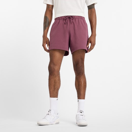 Spodenki męskie New Balance MS41511FDP – fioletowe ze sklepu New Balance Poland w kategorii Spodenki męskie - zdjęcie 185753998