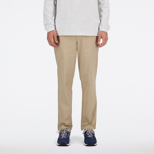 Spodnie męskie New Balance MP41575SOT – beżowe ze sklepu New Balance Poland w kategorii Spodnie męskie - zdjęcie 185754026