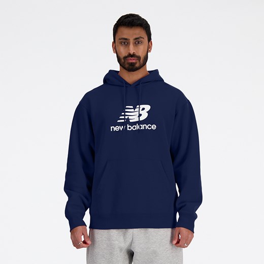 Bluza męska New Balance MT41501NNY – granatowa ze sklepu New Balance Poland w kategorii Bluzy męskie - zdjęcie 185754027