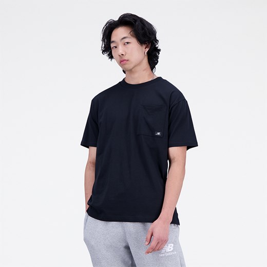 Koszulka męska New Balance MT31542BK – czarna ze sklepu New Balance Poland w kategorii T-shirty męskie - zdjęcie 185754056