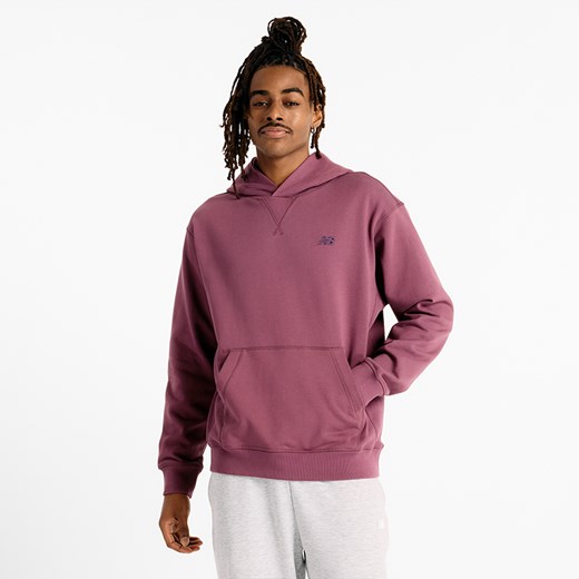 Bluza męska New Balance MT41534FDP – fioletowa ze sklepu New Balance Poland w kategorii Bluzy męskie - zdjęcie 185754067