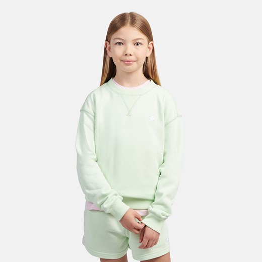 Bluza dziecięca New Balance LAKG0055MEW – miętowa ze sklepu New Balance Poland w kategorii Bluzy dziewczęce - zdjęcie 185754145
