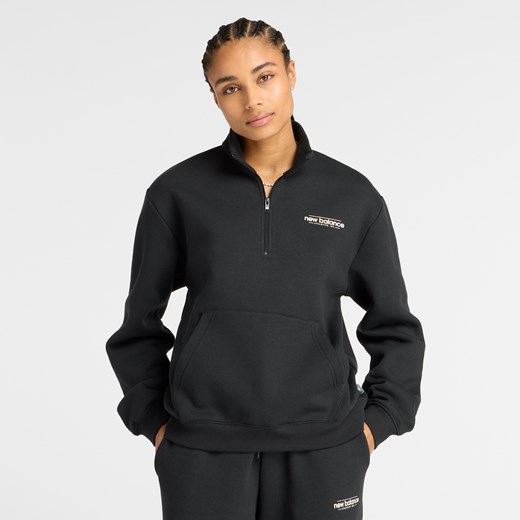 Bluza damska New Balance WT53513BK – czarna ze sklepu New Balance Poland w kategorii Bluzy damskie - zdjęcie 185754157
