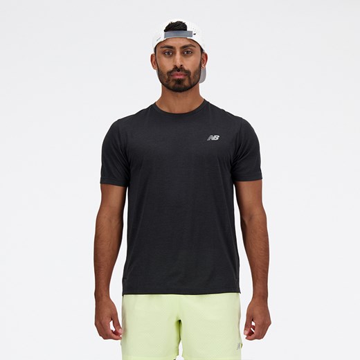 Koszulka męska New Balance MT41253BK – czarna ze sklepu New Balance Poland w kategorii T-shirty męskie - zdjęcie 185754269