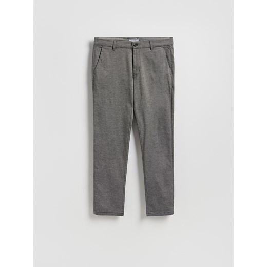 Reserved - Spodnie chino slim fit - szary ze sklepu Reserved w kategorii Spodnie męskie - zdjęcie 185755266