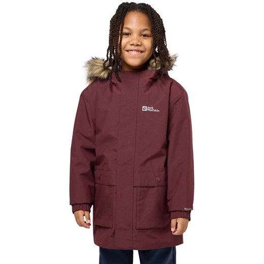 Jack Wolfskin Parka 3w1 &quot;Cosy Bear&quot; w kolorze fioletowym ze sklepu Limango Polska w kategorii Kurtki chłopięce - zdjęcie 185756086