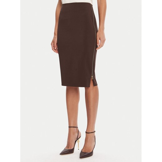 Rinascimento Spódnica ołówkowa CFC0125230003 Brązowy Slim Fit ze sklepu MODIVO w kategorii Spódnice - zdjęcie 185757466
