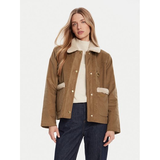 Barbour Kurtka przejściowa LCA0366BE52 Beżowy Regular Fit ze sklepu MODIVO w kategorii Kurtki damskie - zdjęcie 185757506
