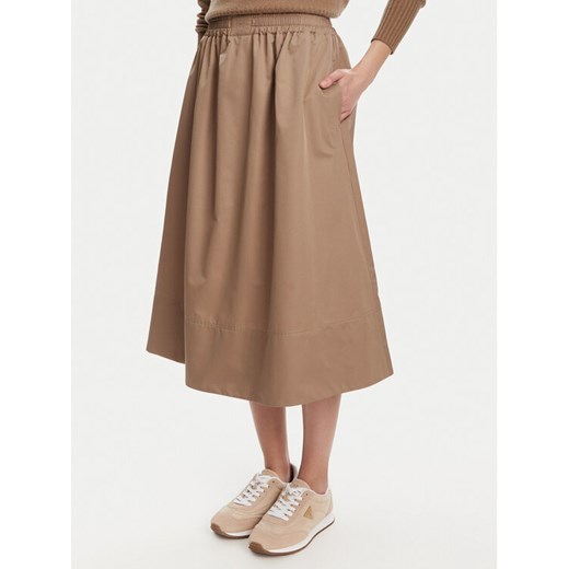 Marella Spódnica trapezowa Cairo 2523106074 Beżowy Regular Fit ze sklepu MODIVO w kategorii Spódnice - zdjęcie 185757508