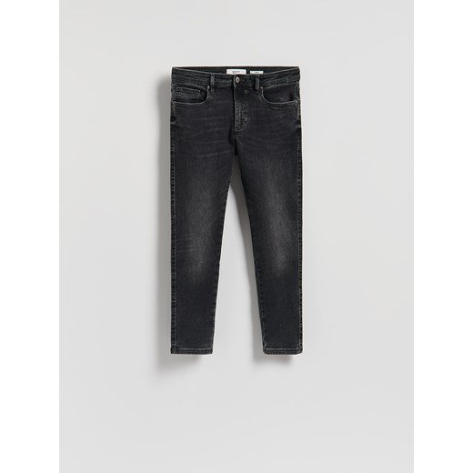 Reserved - Jeansy skinny fit - szary ze sklepu Reserved w kategorii Jeansy męskie - zdjęcie 185758506
