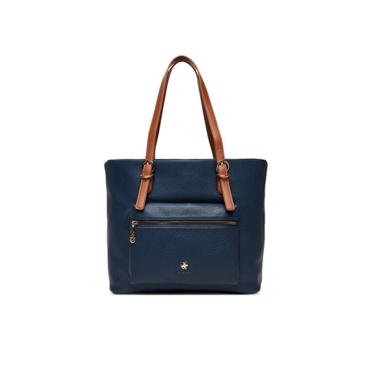 Torebka Beverly Hills Polo Club CEO-BHPC-C-001-08 Granatowy ze sklepu eobuwie.pl w kategorii Torby Shopper bag - zdjęcie 185760147