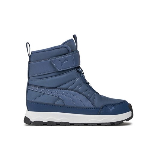 Śniegowce Puma Evolve Boot AC+ PS 392645 02 Niebieski ze sklepu eobuwie.pl w kategorii Buty zimowe dziecięce - zdjęcie 185760159