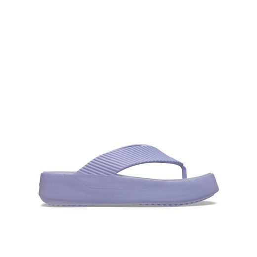 Japonki Crocs Getaway Groove Platform Flip 210700 Fioletowy ze sklepu eobuwie.pl w kategorii Klapki damskie - zdjęcie 185760165