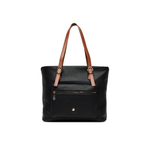 Torebka Beverly Hills Polo Club CEO-BHPC-C-001-08 Czarny ze sklepu eobuwie.pl w kategorii Torby Shopper bag - zdjęcie 185760188