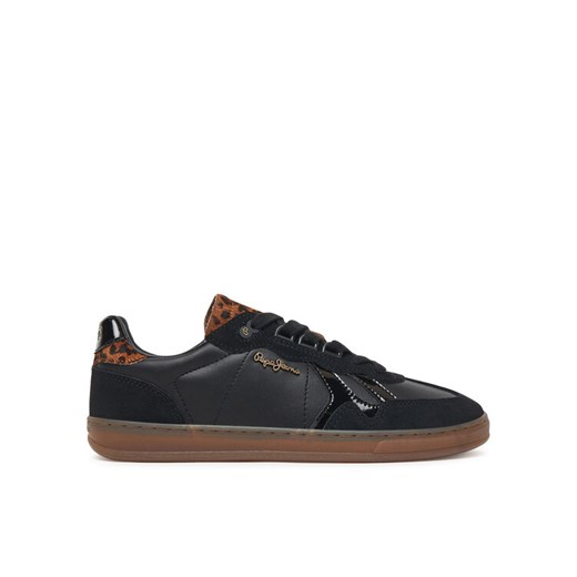 Sneakersy Pepe Jeans Ball Night W PLS000009 Czarny ze sklepu eobuwie.pl w kategorii Buty sportowe damskie - zdjęcie 185760228