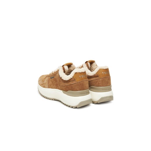 Sneakersy Pepe Jeans Kimi Block W PLS600022 Brązowy Pepe Jeans 36 eobuwie.pl