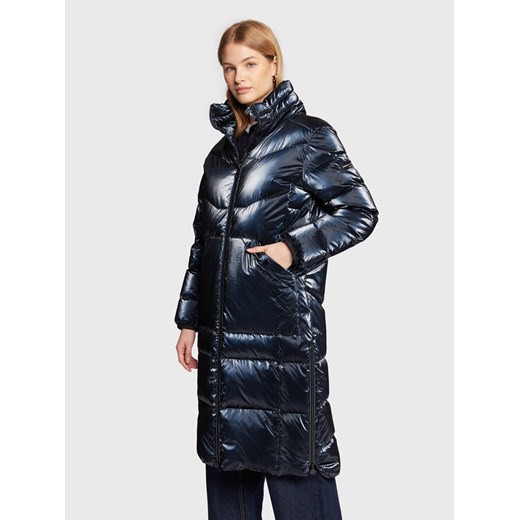 Frieda & Freddies Płaszcz zimowy 8824 Granatowy Regular Fit ze sklepu MODIVO w kategorii Płaszcze damskie - zdjęcie 185761146