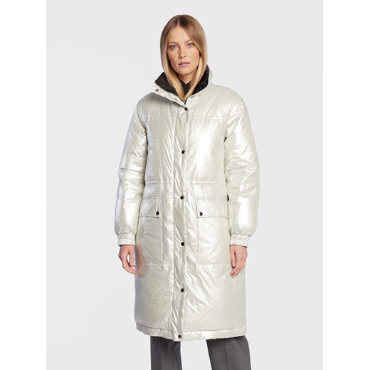 Bruuns Bazaar Płaszcz zimowy Lovisa BBW2993 Biały Regular Fit ze sklepu MODIVO w kategorii Płaszcze damskie - zdjęcie 185761175
