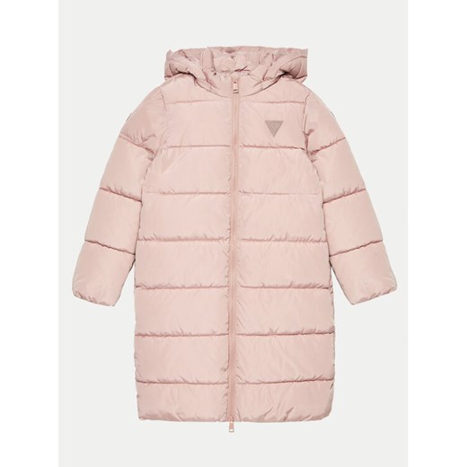 Guess Płaszcz zimowy J4BL27 WB240 Różowy Regular Fit ze sklepu MODIVO w kategorii Kurtki dziewczęce - zdjęcie 185761217