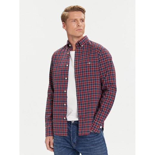 Gant Koszula 3250213 Bordowy Regular Fit ze sklepu MODIVO w kategorii Koszule męskie - zdjęcie 185761238