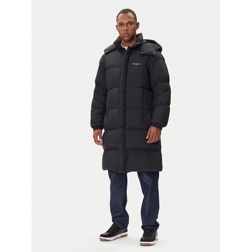 Armani Exchange Płaszcz zimowy XM001846 AF16340 UC001 Czarny Regular Fit ze sklepu MODIVO w kategorii Płaszcze męskie - zdjęcie 185761269