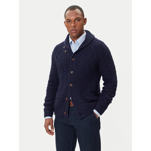 Polo Ralph Lauren Sweter 7,10978E+11 Granatowy Regular Fit ze sklepu MODIVO w kategorii Swetry męskie - zdjęcie 185761328