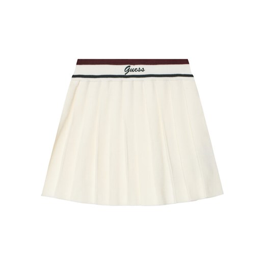 Guess Spódnica plisowana J5BD16 Z1152 Écru Regular Fit ze sklepu MODIVO w kategorii Spódnice dziewczęce - zdjęcie 185761335