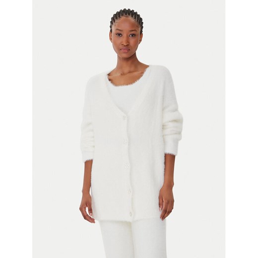 Guess Kardigan O5BR02 Z1282 Écru Relaxed Fit ze sklepu MODIVO w kategorii Swetry damskie - zdjęcie 185761399