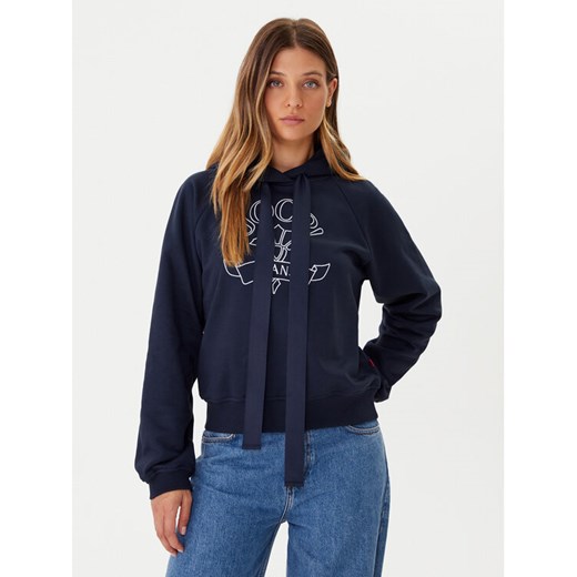 JOOP! Bluza Tinna 30046176 Granatowy Regular Fit ze sklepu MODIVO w kategorii Bluzy damskie - zdjęcie 185761418