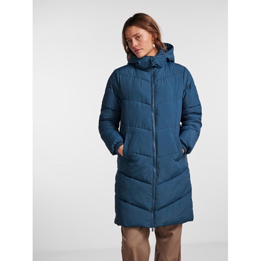 Pieces Płaszcz zimowy 17126619 Niebieski Oversize ze sklepu MODIVO w kategorii Płaszcze damskie - zdjęcie 185761525
