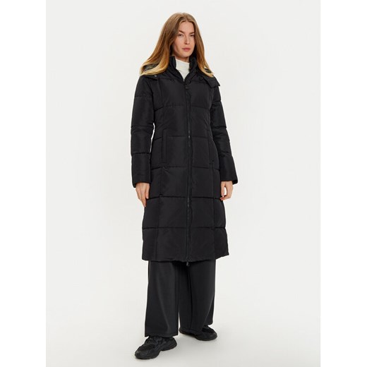 EA7 Emporio Armani Płaszcz zimowy 6DTL01 TN8AZ 1200 Czarny Regular Fit ze sklepu MODIVO w kategorii Kurtki damskie - zdjęcie 185761556