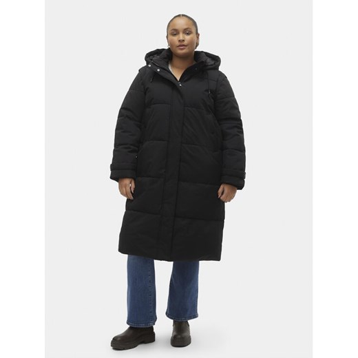 Vero Moda Curve Płaszcz zimowy Margaret 10301538 Czarny Regular Fit ze sklepu MODIVO w kategorii Płaszcze damskie - zdjęcie 185761567