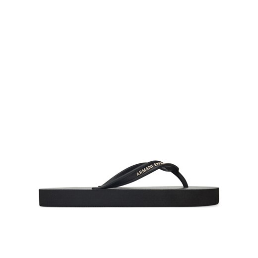 Armani Exchange Japonki XDQ010 XV700 N642 Czarny ze sklepu MODIVO w kategorii Klapki damskie - zdjęcie 185761745