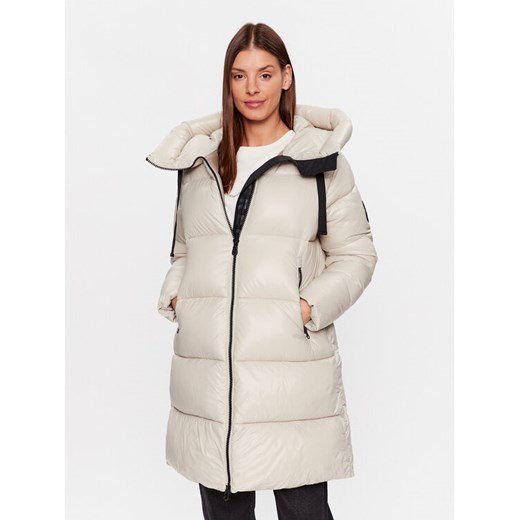 Save The Duck Płaszcz zimowy Isabel D45510W LUCK17 Beżowy Regular Fit ze sklepu MODIVO w kategorii Płaszcze damskie - zdjęcie 185761786