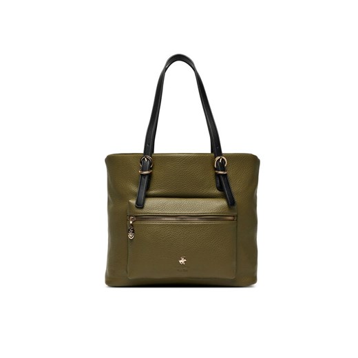 Beverly Hills Polo Club Torebka CEO-BHPC-C-001-08 Khaki ze sklepu MODIVO w kategorii Torby Shopper bag - zdjęcie 185761789