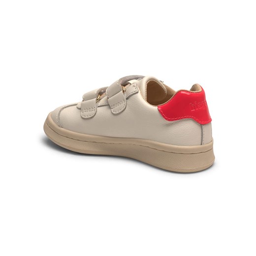 bisgaard Skórzane sneakersy w kolorze kremowo-czerwono-szarym Bisgaard 40 wyprzedaż Limango Polska