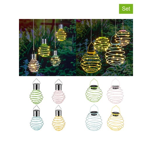 Garden Hero Solarne lampy sufitowe LED (8 szt.) w różnych kolorach ze sklepu Limango Polska w kategorii Dekoracje i akcesoria ogrodowe - zdjęcie 185766399