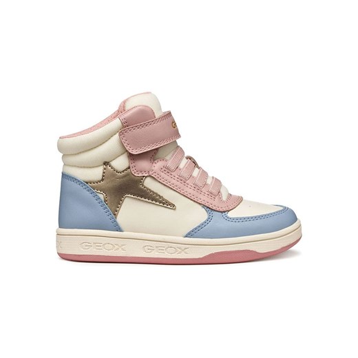 Geox Sneakersy &quot;Maltin&quot; w kolorze kremowo-błękitnym ze sklepu Limango Polska w kategorii Buty sportowe dziecięce - zdjęcie 185766545