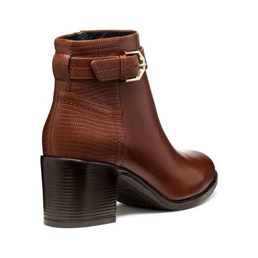 Geox Skórzane botki &quot;New Asheel&quot; w kolorze jasnobrązowym Geox 41 okazja Limango Polska