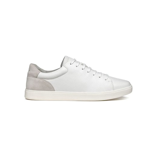 Geox Skórzane sneakersy &quot;Avola&quot; w kolorze biało-szarym ze sklepu Limango Polska w kategorii Buty sportowe męskie - zdjęcie 185766735
