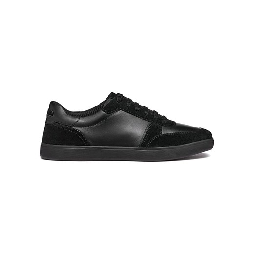 Geox Skórzane sneakersy &quot;Avola&quot; w kolorze czarnym ze sklepu Limango Polska w kategorii Buty sportowe męskie - zdjęcie 185766778